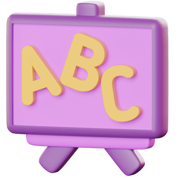 3D Alphabet Learning Board For Schools png