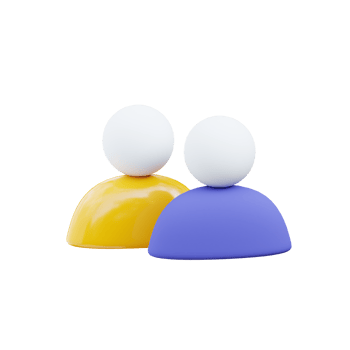 3D Business Team Collaboration Icon png