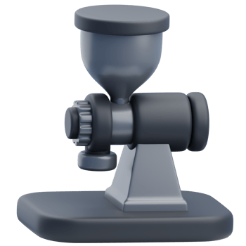 3D Modern Electric Coffee Grinder png