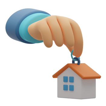 Home Investment Concept 3D Real Estate Illustration png