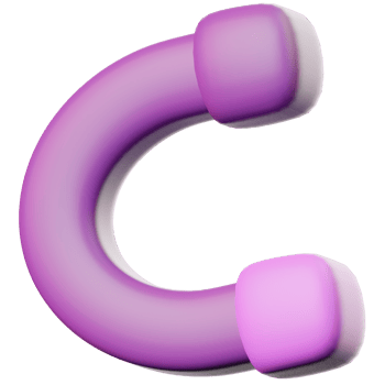 3D Horseshoe Magnet Learning Tool for School png