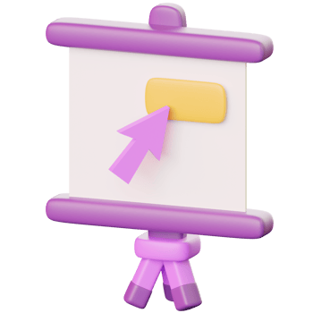 3D Classroom Presentation Board Icon png