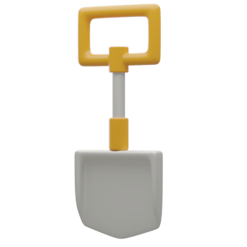 Shovel Icon 3D Construction And Real Estate Graphic png
