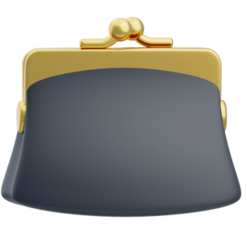 3D Elegant Women Clutch Bag png
