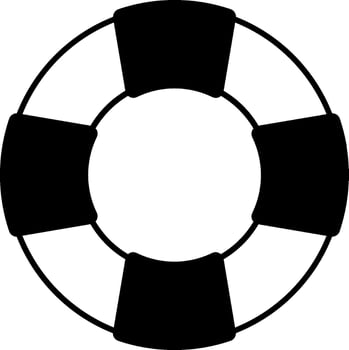 Life preserver icon on a white background vector