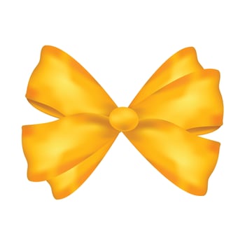 Ribbon bow clipart illustration isolated vector
