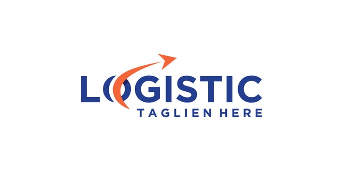 logo design word mark,logistics,shipping,arrow,delivery,logo design ,icon,symbol,idea,creative. vector