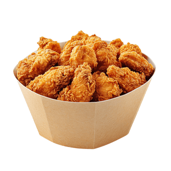 Bucket of Crispy Fried Chicken png