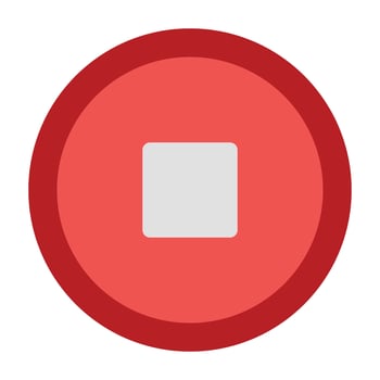 Stop Icon Design vector