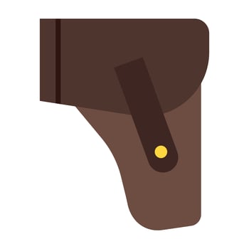 Pistol Holster Icon Design vector