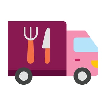 Food Delivery Icon Design vector