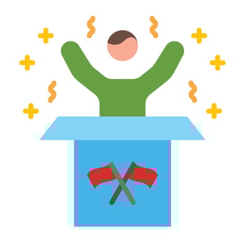 Winning Icon Design vector