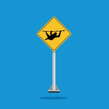 road sign icon, orangutan crossing on yellow rhombus. board.suitable for poster use and web icon vector