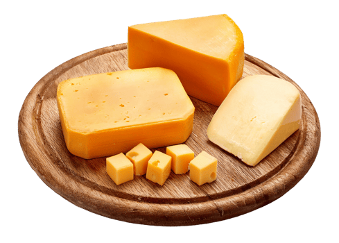 A Selection of Aged Cheddar Cheeses png