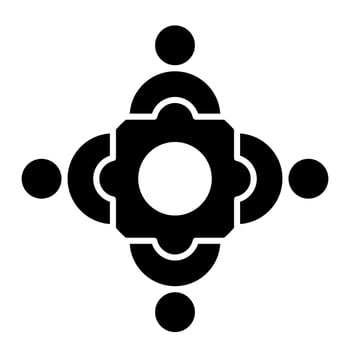Team Chat Icon vector