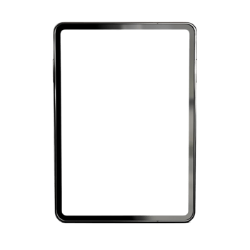 Smart phone device frame isolated on transparent background png