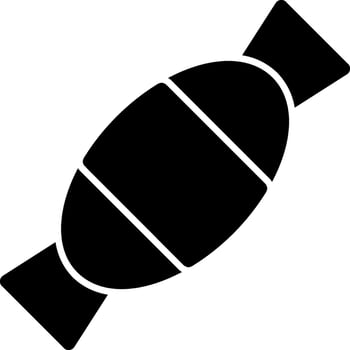 Candy Glyph Icon vector