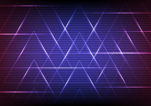 Digital technology on dark background. Abstract electric laser led concept. Design for , technology, digital, tech, template, neon, light, led, glow. vector