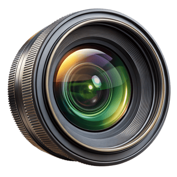 Detailed design of premium camera lens png