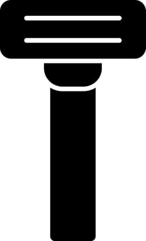 Razor Glyph Icon vector