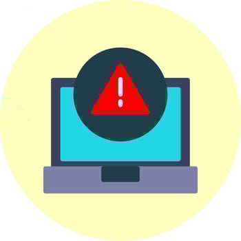 Error Flat Multi Color Icon vector