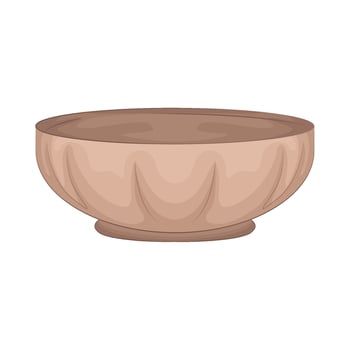 Illustration of bowl vector