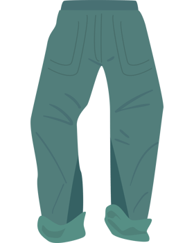 green pants autumn clothes png