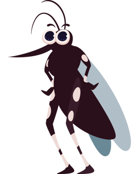 cartoon mosquito aedes aegypti png