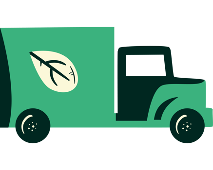 eco transport truck png
