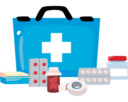 medical first aid box case kit png