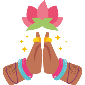 namaste gesture of hands png