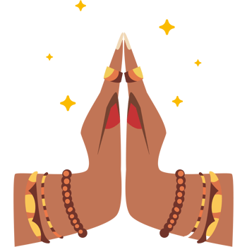 namaste hands gesture png
