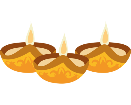 diwali diya lamps traditional png