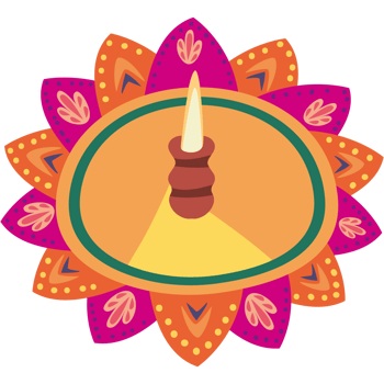 diwali burning diya lamp png