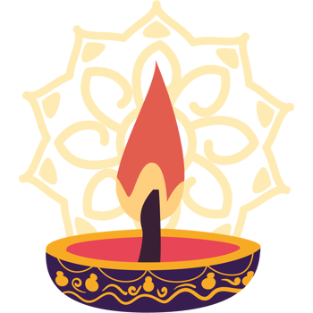 diwali diya lamp decoration png