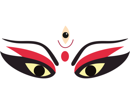 goddess durga eyes of navratri festival png
