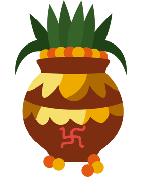 kalash for navratri festival png