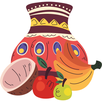 onam indian food and vase png