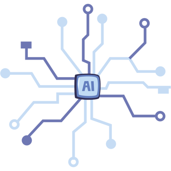 artificial intelligence circuit digital technology png