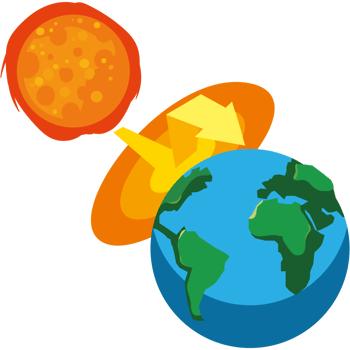 greenhouse effect showing solar radiation png