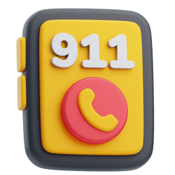 3D Emergency Firefighter Call Button Icon png