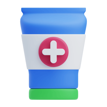 3D Pharmacy Ointment Tube Icon png
