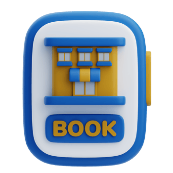 3D Hotel Booking Online Reservation Icon png