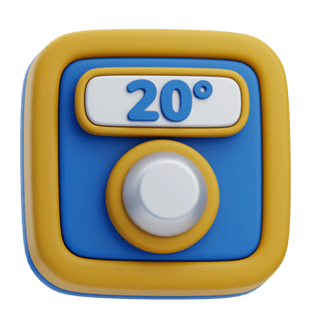 3D Hotel Room Thermostat Temperature Control png
