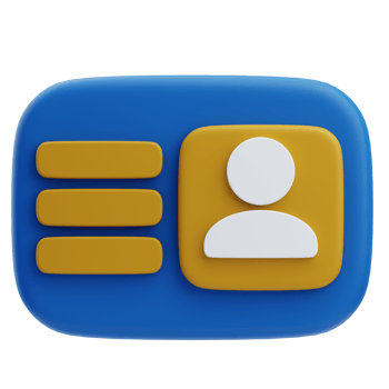 3D Hotel Room Key Card Icon png