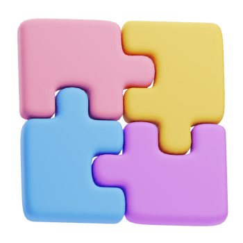 3D Colorful Baby Puzzle Toy png