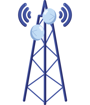 5G antenna signal png