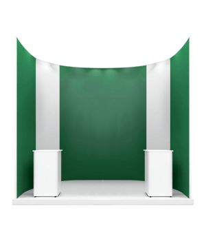 Realistic Booth Mockup png