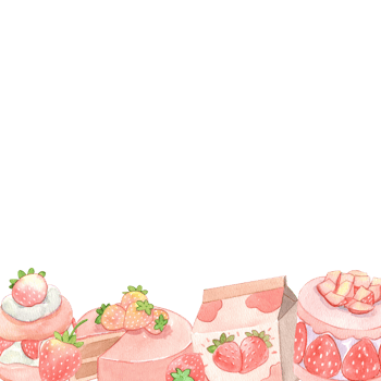sweet strawberry celebration, strawberry festival, hand-drawn watercolor painting frame design png