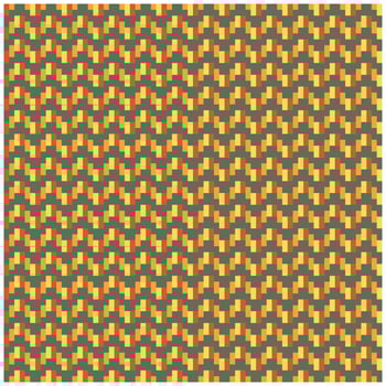 A seamless zigzag pattern with an autumn color palette. red, yellow and green background. vector